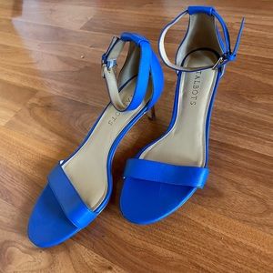 Blue Strapped Heels